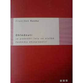 Ohlédnutí za padesáti lety ve službě českému dějepisectví (historie, historiografie, biografie, mj. Karel IV. a jeho doba; Jižní Čechy pozdně gotické; Zikmundova politika let 1429-1434 a husitství)