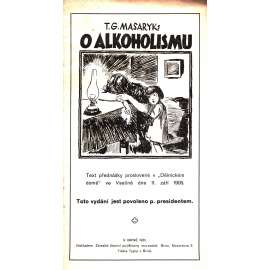 O ALKOHOLISMU (TGM)