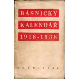 BÁSNICKÝ KALENDÁŘ LET 1918-1938