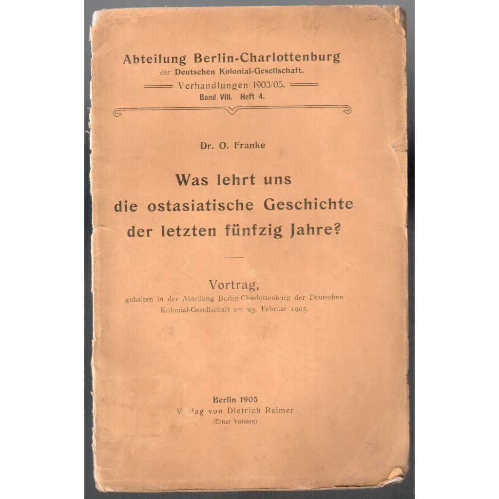 Was lehrt uns die ostasiatische Geschichte der letzten fünfzig Jahre? [poučení z historie východní Asie]