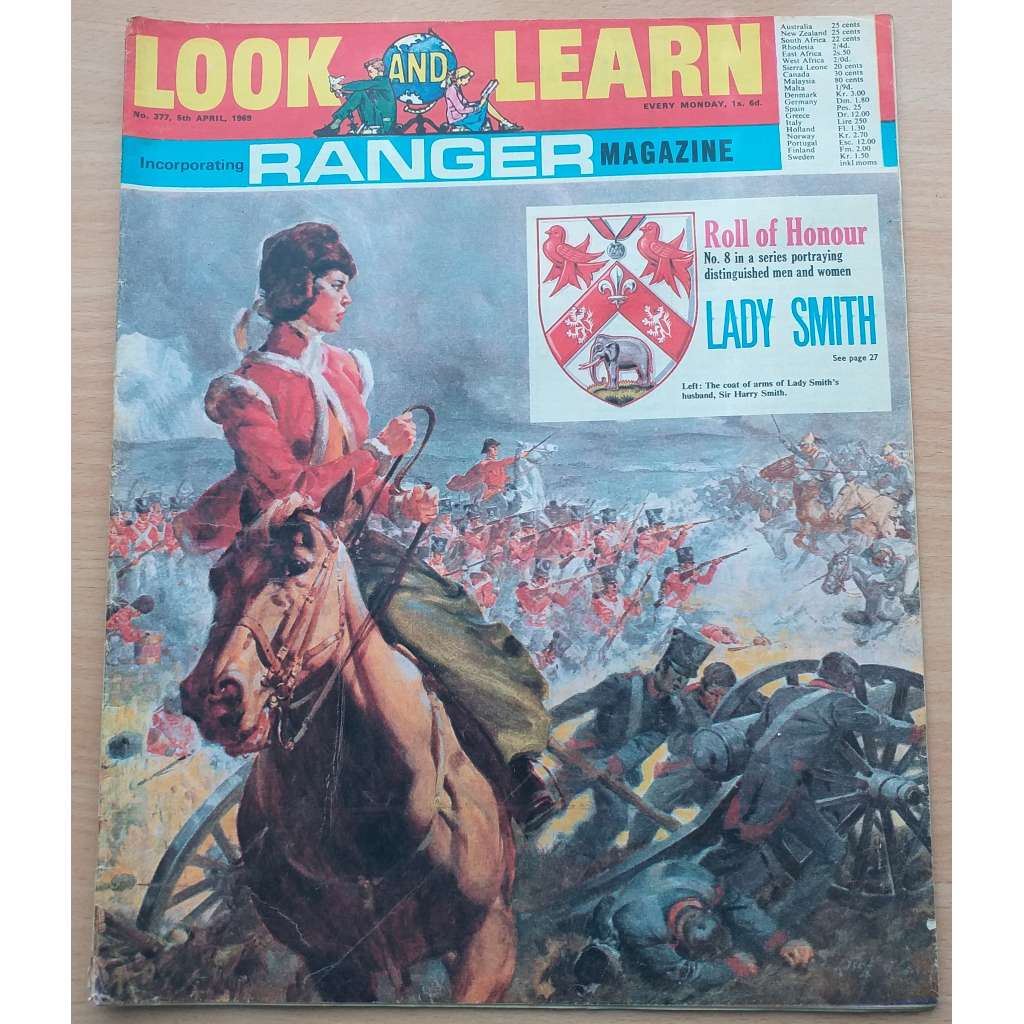 Look and Learn. No. 377, 5th April, 1969. Incorporating Ranger Magazine [anglický časopis pro děti]