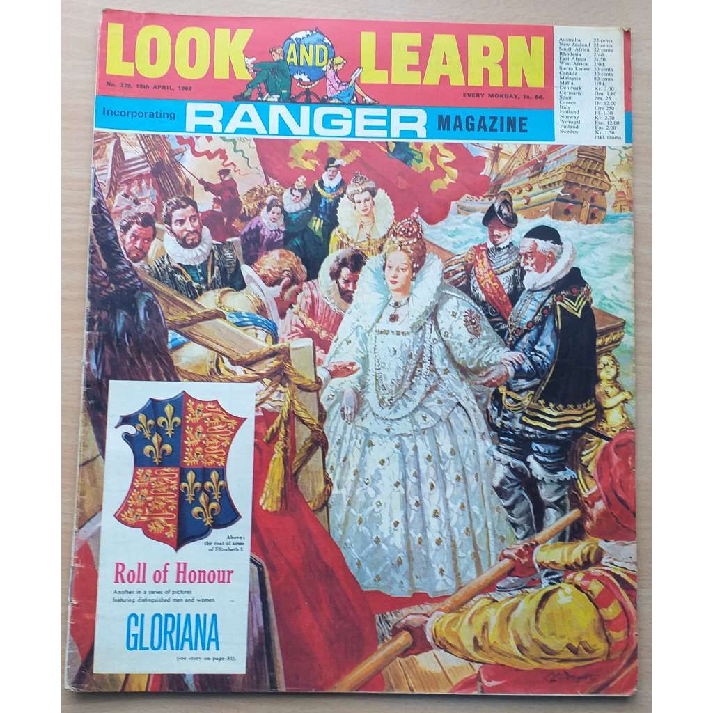 Look and Learn. No. 379, 19th April, 1969. Incorporating Ranger Magazine [anglický časopis pro děti]