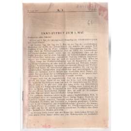 Die Kommunistische Internationale. Heft 6, Basel, den 30. April 1933 [časopis KI, sešit 6, duben 1933]