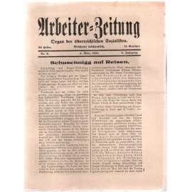 Arbeiter-Zeitung. Nr. 9. 3. März 1935. 2. Jahrgang [rakouský týdeník, č. 9, 3. březen 1935, 2. ročník]