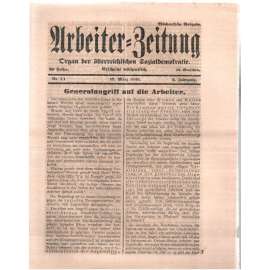 Arbeiter-Zeitung. Nr. 11. 17. März 1935. 2. Jahrgang [rakouský týdeník, č. 11, 17. březen 1935, 2. ročník]