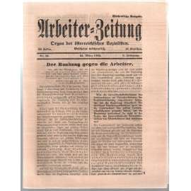 Arbeiter-Zeitung. Nr. 13. 31. März 1935. 2. Jahrgang [rakouský týdeník, č. 13, 31. březen 1935, 2. ročník]