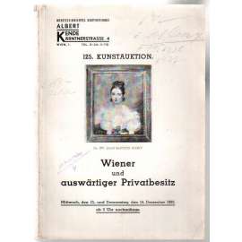 Wiener und auswärtiger Privatbesitz [aukční katalog]