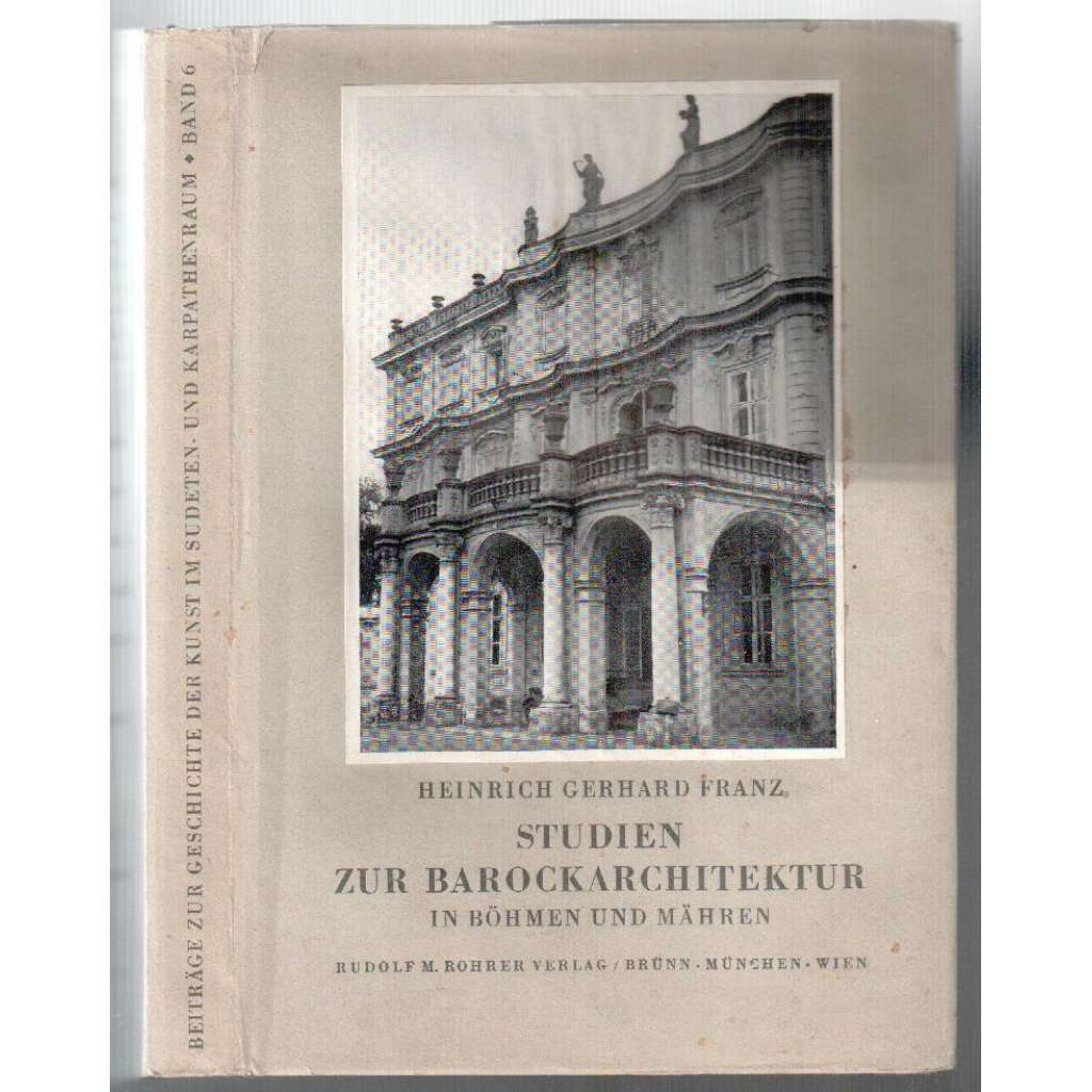 Studien zur Barockarchitektur in Böhmen und Mähren [barokní architektura]