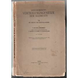 Geochemische Verteilungsgesetze der Elemente. VII Die Gesetze der Krystallochemie  [chemie]