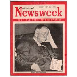 Continental Newsweek. The U.S. Magazine of News Significance.  February 25, 1946 [časopis USA, 25. února 1946]