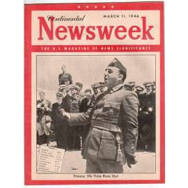 Continental Newsweek. The U.S. Magazine of News Significance. March 11, 1946 [časopis USA, 11. března 1946]