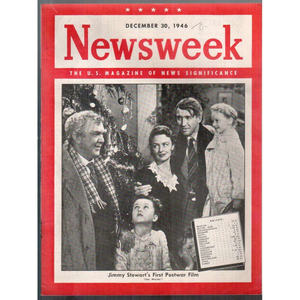 Newsweek. The U.S. Magazine of News Significance. December 30, 1946 [časopis USA, 30. prosince1946]