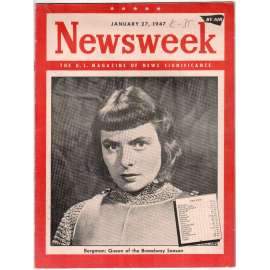 Newsweek. The U.S. Magazine of News Significance. January 27, 1947 [časopis USA, 27. ledna 1947]