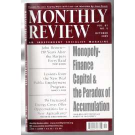 Monthly Review. An Independent Socialist Magazine. Vol. 61, No. 5, October 2009 [měsíčník USA, říjen 2009]