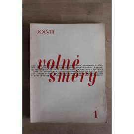 Volné směry, ročník XXVIII 1930-1931, číslo 1-12 (časopis, umění, malířství, mj. i Bonnard, Josef Lada, Picasso, SVU Mánes, avantgarda)