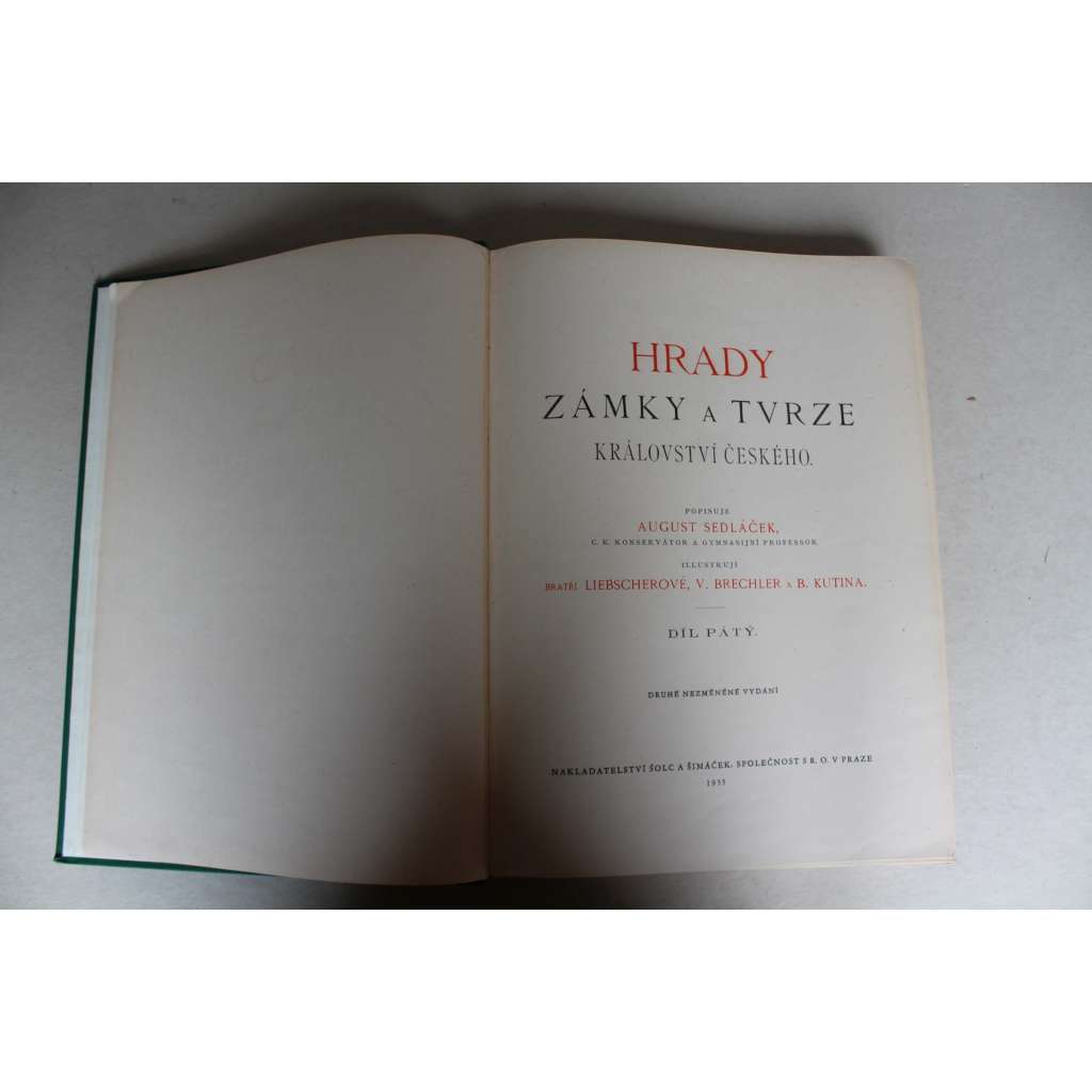 Hrady, zámky a tvrze Království českého - díl V. Podkrkonoší (okr. Trutnov, Jičín, Náchod, Semily a Hradec Králové)