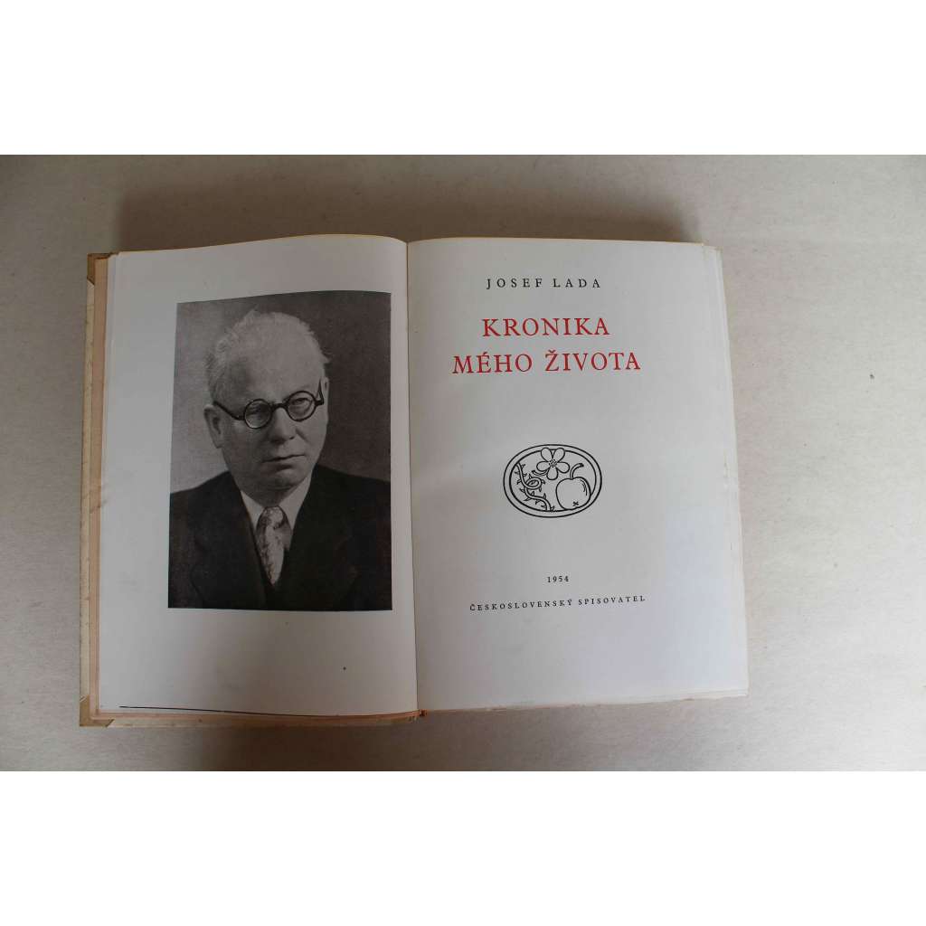 Kronika mého života (biografie, malířství; ilustrace Josef Lada; polopergamenová vazba - Alois Vakrkačka)