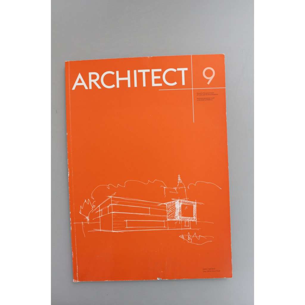 Architect 9, 2018 (časopis, architektura, mj. Tajmova vila, Lesní zpráva v Hořicích, Základní škola Chýně, Náves ve Velké Polomi, Chytrý Kolín,