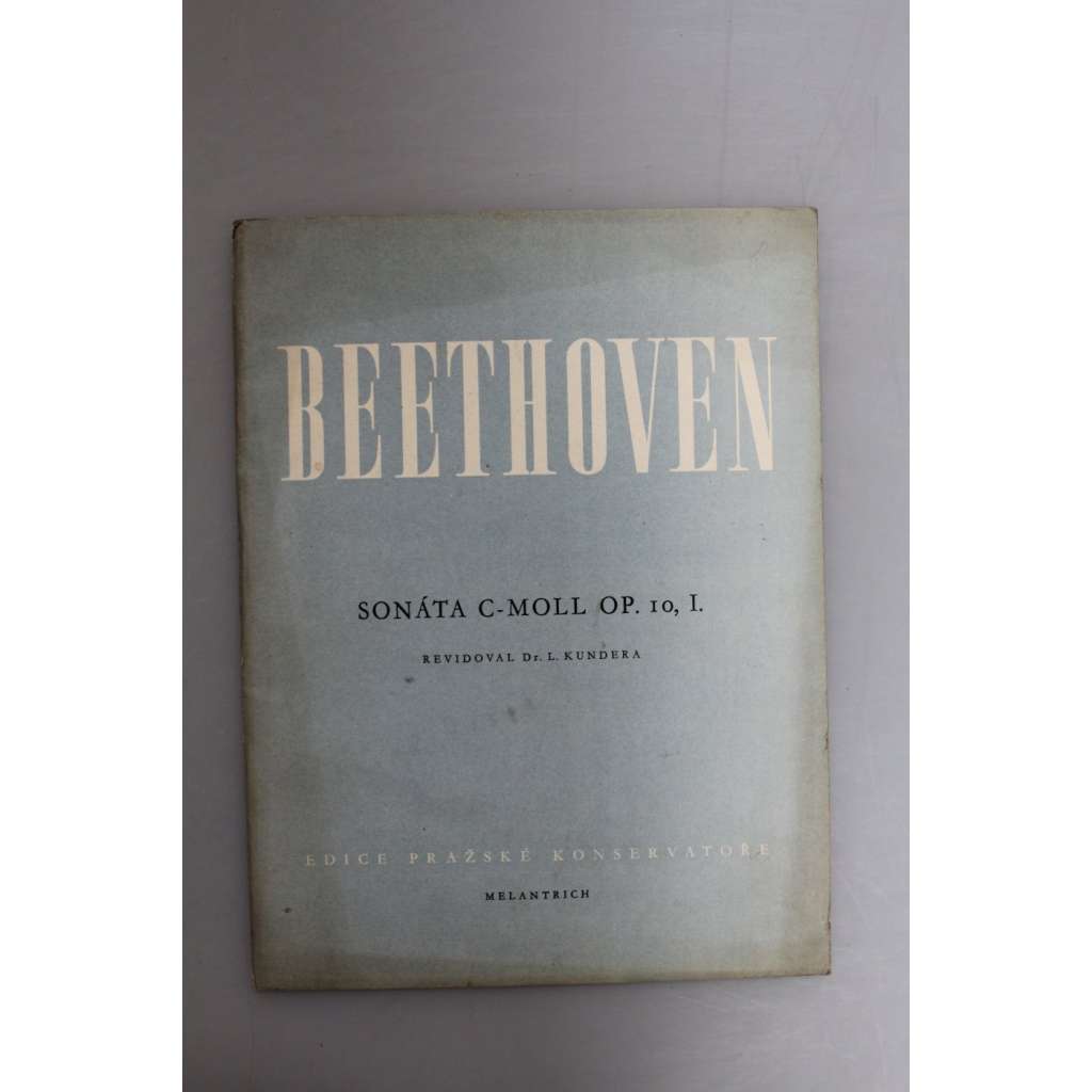 Sonáta C-moll op. 10, I. (edice: Pražské konservatoře) [noty, piano]