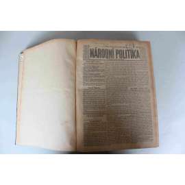 Národní politika 1927, ročník XLV (březen, duben) [noviny, deník, první republika, mj. Pro záchranu lesů v pražském okolí, Rieger-objevený, K výročí pres. republiky [Masaryk], Český zázrak na Šumpersku, Dík Ukrajinců Československu; inzerce Baťa]