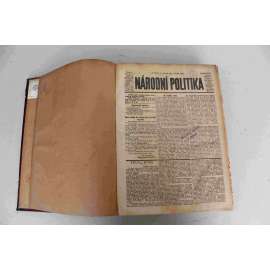 Národní politika 1908 [1] ročník XXVI (leden, únor) [noviny, deník, Rakousko Uhersko, mj. Události v Maroku, Události na Rusi [Rusko], Program národní obrany, Pruská spravedlnost, Mistr Myslbek o soše sv. Václava, inzerce]