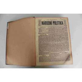 Národní politika 1911, ročník XXVIX [3] (květen, červen) [noviny, deník, Rakousko Uhersko, mj. Oslava prvního května, Dubrovnická trilogie, Revoluce v Maroku, Revoluce v Mexiku, Volební ruch na Moravě, Balkán, inzerce)