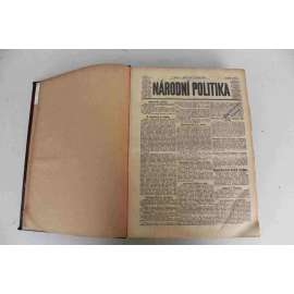 Národní politika 1912 [2] ročník XXX (leden, únor) [noviny, deník, Rakousko Uhersko, mj. Italsko-turecká válka, Revoluce v Číně, Památce Boženy Němcové, Německá licoměrnost, Bouře na charvátsko-srbském jihu, inzerce)