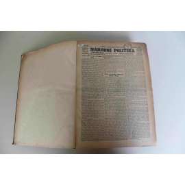 Národní politika 1926 ročník XLIV (březen, duben) [noviny, deník, první republika, mj. Menšiny, Německá spekulace na rozvrat, Úkoly ministra financí [Engliš], Ženeva a Paříž [Mussolini, Chamberlain], Pohyblivý chodník na Letné, inzerce)