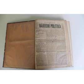 Národní politika 1903 ročník XXI (leden, únor) [noviny, deník, Rakousko Uhersko, mj. Kde bydlil Tycho de Brahe na Hradčanech?, Ze světa slovanského, Události v maroku, Milionová defraudace ve Svatováclavské záložně, Makedonie, Jaroslav Vrchlický, inzerce]