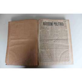 Národní politika 1900 ročník XVIII (červenec, srpen) [noviny, deník, Rakousko Uhersko, mj. Děsný konec českých šumařu v cizině, Revoluce v Číně, Sňatek Františka Ferdinanda d´Este, Válka v jižní Africe, Krajinská výstav na Horách Kutných, inzerce)