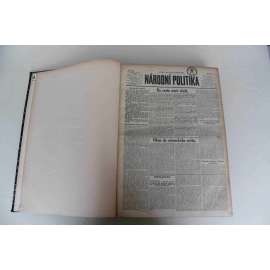 Národní politika 1932, roč. L (listopad-prosinec) (noviny, deník, první republika, mj. Zimní stadion na Štvanici otevřen, Roosevelt americkým presidentem, Gustav Adolf, Demise Papenovy vlády v Německu, Nastává doba nepříjemných úspor)