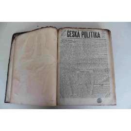 Česká politika 1893, roč. XL+ Národní politika 1893 (noviny, deník, Rakousko Uhersko, mj. Vládní program předložen, Z říšské rady, Oč zápasily srbské strany?, Jednota občanů pražských)