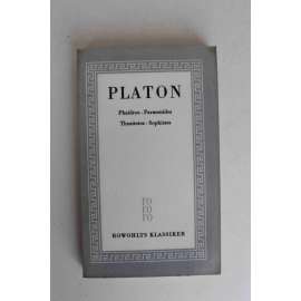 Phaidros. Parmenides. Theaitetos. Sophistes (edice: Sämtliche Werke) [Platón, Faidros, Parmenidés, Theaitétos, Sofistés, antika, Staré Řecko, filozofie)