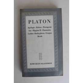 Apologie. Kriton. protagoras. Ion. Hippias II. Charmides. Laches. Euthyphron. Gorgias. Briefe (edice: Sämtliche Werke 1) [Platón, mj. Obrana Sókratova, Kritón, Dopisy; antika, Staré Řecko, filozofie)