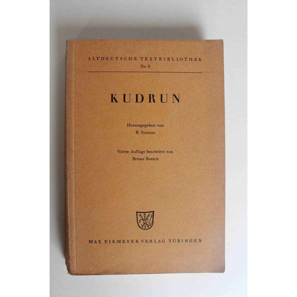 Kudrun (Altdeutsche Textbibliothek, Nr. 5) [Hrdinský epos, poezie, středověk]