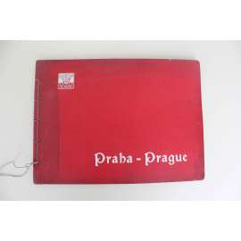 Praha - Prague (soubor reprodukcí Václav Jansa; mj. Hradčany, Pražský hrad, Malá Strana, Křížovnické náměstí, Starý židovský hřbitov)