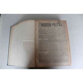 Národní politika 1926 ročník XLIV (leden, únor) [noviny, deník, první republika, mj, Bulharsko, Diktatura v Řecku, Události v Německu, Moda v masopustě, Rakouští komunisté, Kdy rozřešíme stavební a bytovou otázku, inzerce)