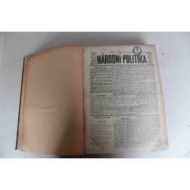 Národní politika 1924 ročník XLII (květen, červen) [noviny, deník, první republika, mj. Záhřebské slavnosti, Interview presidenta Masaryka, Nová krise v Rakousku, Generál Štefánik, Beneš v Římě, O Albánii, inzerce)