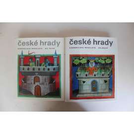 České hrady, díl 1, 2. (historie, architektura, mj. Libice, Praha, Strakonice, Blatná, Cheb, Loket, Zvíkov, Přimda, Choustník, Český Krumlov, Týřov, Bezděz, Poděbrady, Slavkov, Kokořín. Konopiště)