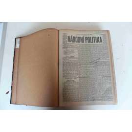 Národní politika 1908 [1] ročník XXV (leden, únor) [noviny, deník, Rakousko Uhersko, mj. Slet všesokolský v Praze, Události na Rusi, Nynější proudy v Uhrách, Polská pospolitost, Letošek patří Slezsku!, Mír nebo válka ve Francii?)