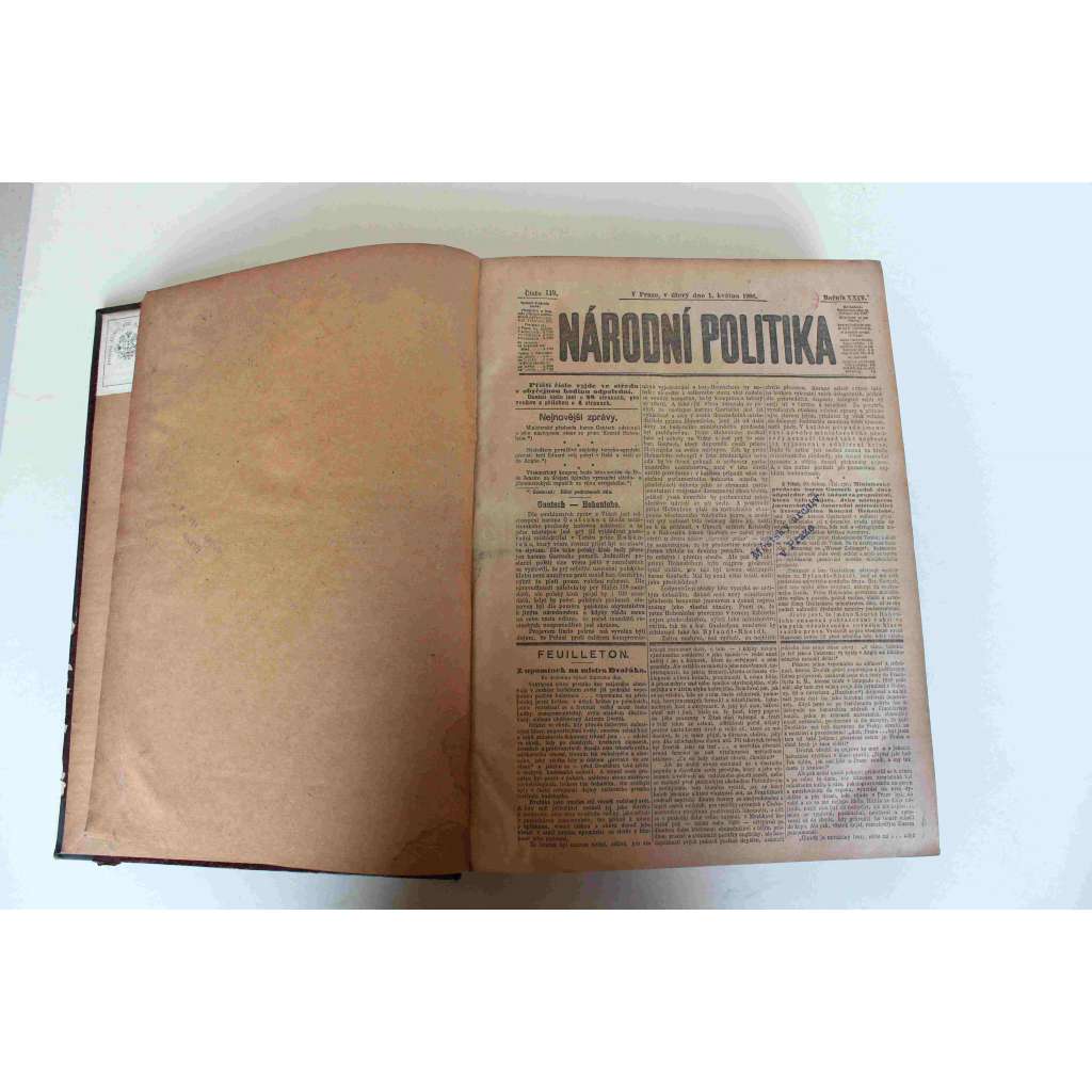 Národní politika 1906 [3] ročník XXIV (květen, červen) [noviny, deník, Rakousko Uhersko, mj. Z upomínek na mistra Dvořáka [Antonín Dvořák], Volební oprava a nová vláda, Nové poměry v Uhrách, Národní katastry na Moravě, Amnestie v Rusku)