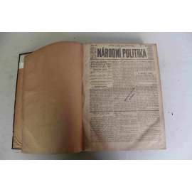 Národní politika 1903 ročník XXI (listopad, prosinec) [noviny, deník, Rakousko Uhersko, mj. Povstání v Makedonii, Jak se volí v Bulharsku, Povstání v Panamě a panamský průplav, Svěcení nové radnice v Berouně, Rakouská otázka a Francie)