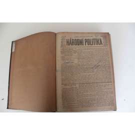 Národní politika 1906 [4] ročník XXIV (červenec, srpen) [noviny, deník, Rakousko Uhersko, mj. Události na Rusi, K otázce soustředění českých stran, Dreyfusův proces [Dreyfusova aféra], Ruské vojsko a hnutí konstituční)