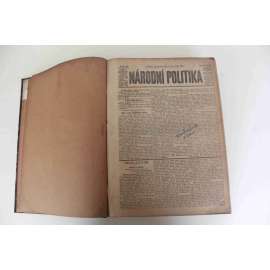 Národní politika 1906 [6] ročník XXIV (listopad, prosinec) [noviny, deník, Rakousko Uhersko, mj. Boj církve se státem, Zápas o České Budějovice [volby], Události na Rusi, Dánský král v Berlíně, Z Makedonie, Politický proces v Ružomberku [Hlinka, Šrobár])