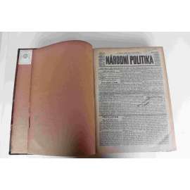 Národní politika 1907 [2] ročník XXV (březen, duben) [noviny, deník, Rakousko Uhersko, mj. Boj proti staré Praze, Vyhlazovací boj proti Slovákům, K reorganizaci strany mladočeské, Císař a král v Praze, Školská výstava na Král. Vinohradech)