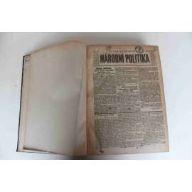 Národní politika 1916, ročník XXXIV (říjen-prosinec) [noviny, deník, první světová válka, mj. Válka světová, Revoluce v Řecku, U Emmy Destinnové, Bojiště u Verdunu, František Josef I. - úmrtí, Císař a král Karel I.)