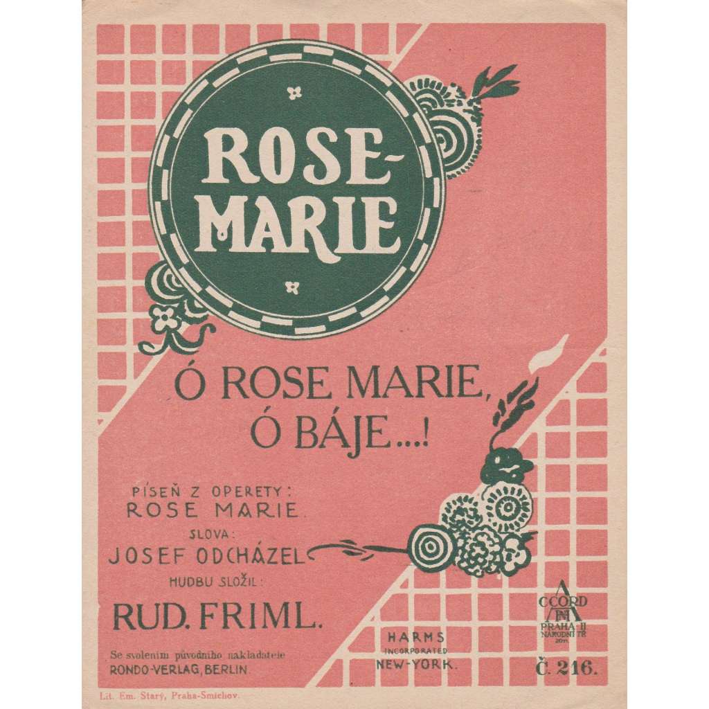 Ó Rose Marie, ó báje..!