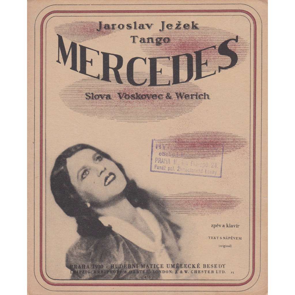 Mercedes (Osvobozené divadlo, tango, Jaroslav Ježek)