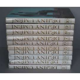 DĚJINY UMĚNÍ -KOMPLET 10 svazků- PIJOAN [architektura sochařství malba, sochy stavby obrazy; pravěk, starověk, antika - Egypt, antické Řecko a Řím; byzantské umění, románský sloh, gotika renesance baroko, klasicismus, historismy]