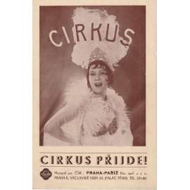 Cirkus. Bio-program v obrazech. Filmový prospekt z kina.(režie G. V. Alexandrov)